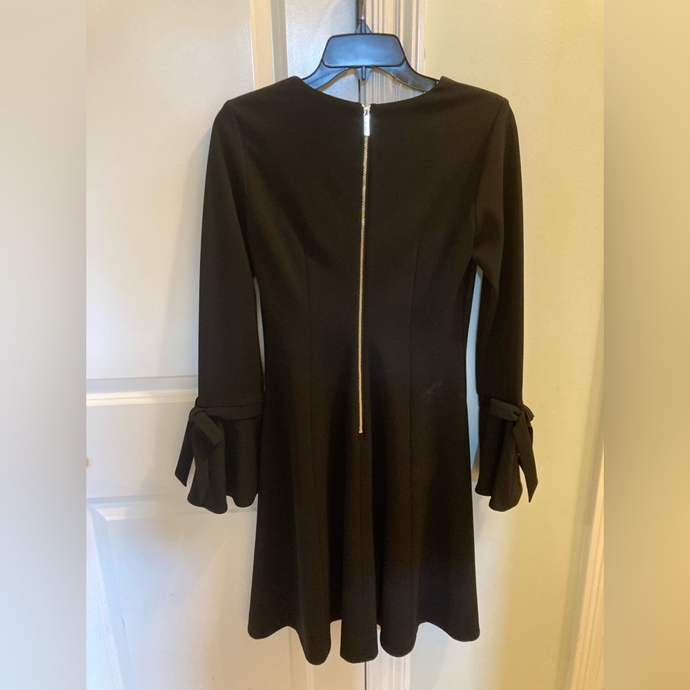 Calvin Klein black dress. Sz 2 - Picture 2 of 3